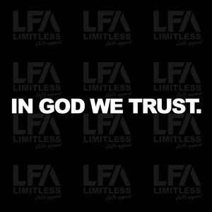 IN GOD WE TRUST - Decal