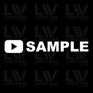 Youtube Decal Set