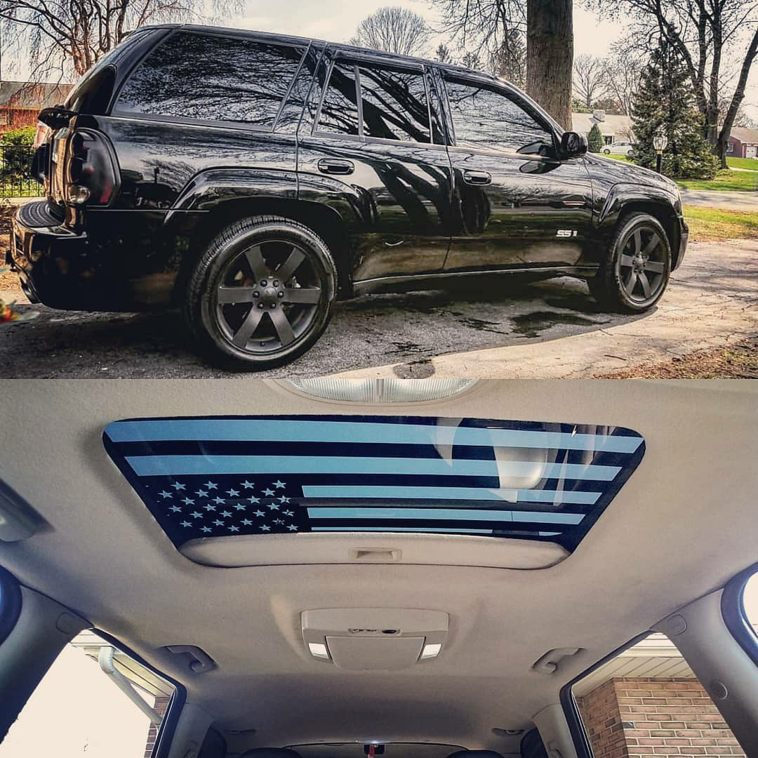 Universal Flag Sunroof Decal