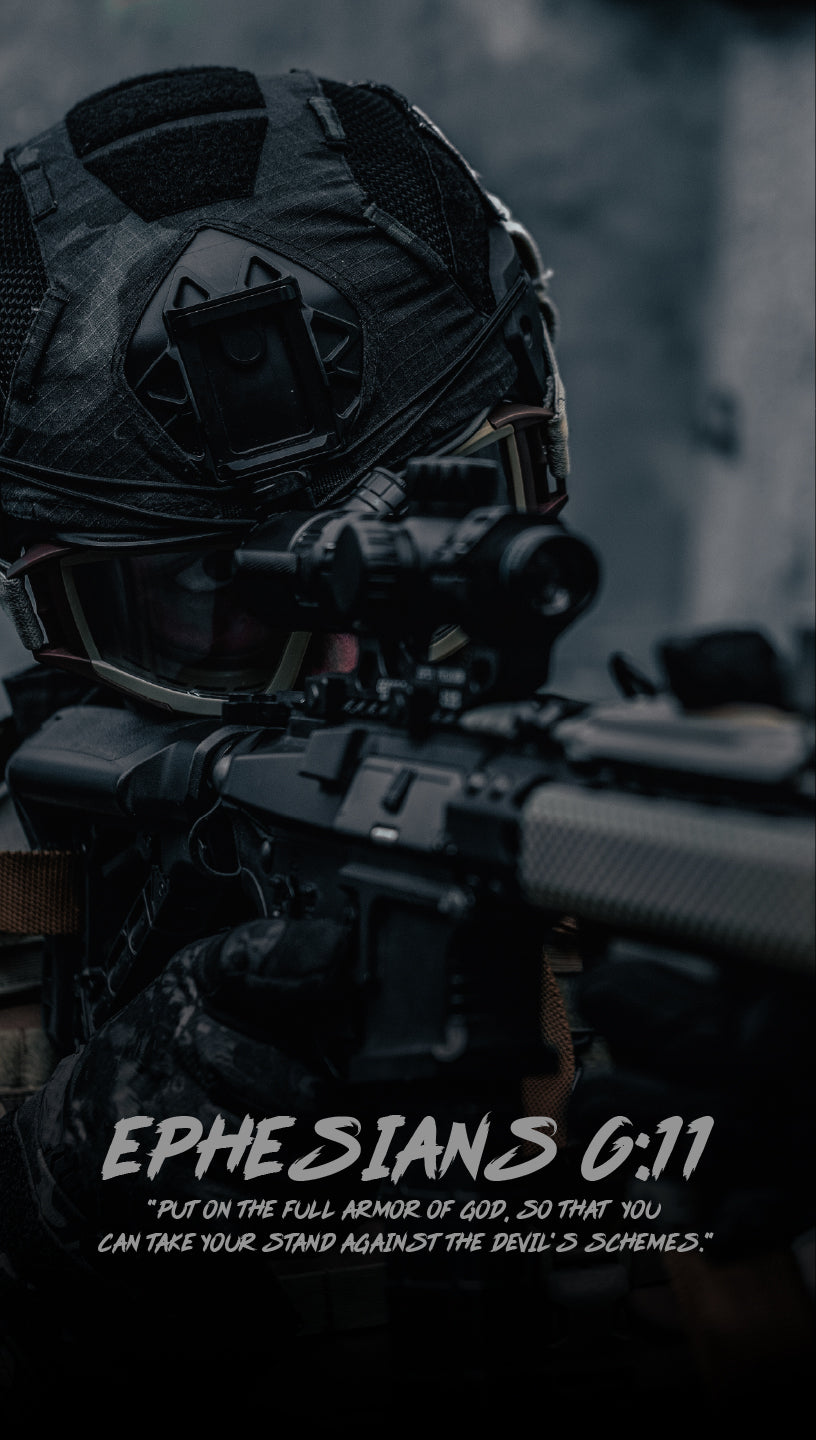 Warrior Bible Verses - Mobile Wallpaper