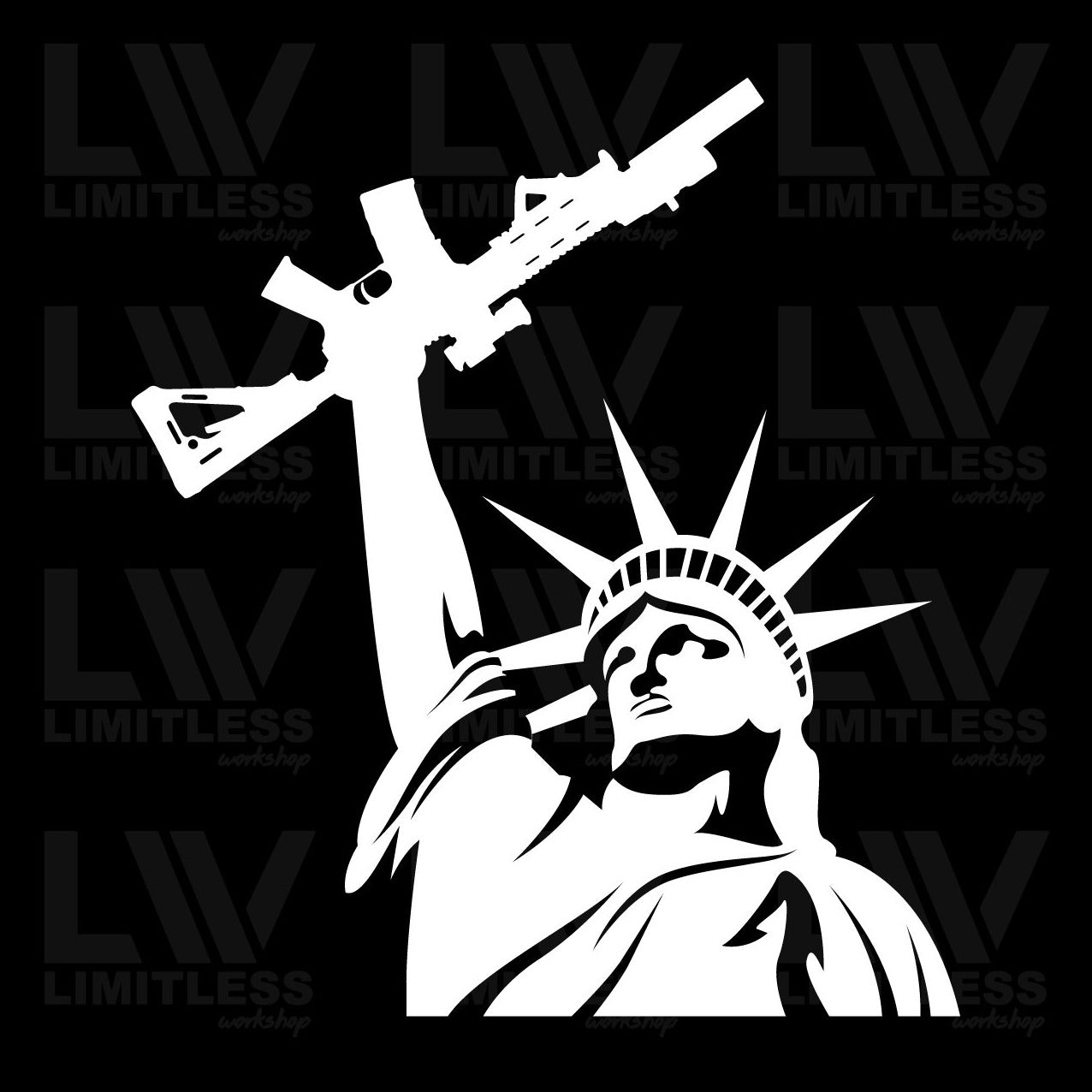 Lady Liberty - Patriotic Decal