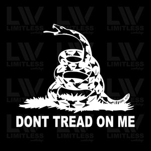 Don't Tread On Me - Patriotic Decal
