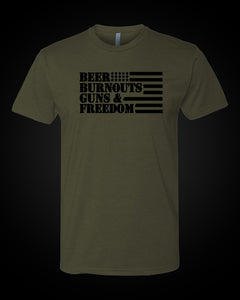 Beer, Burnout, Guns, & Freedom T-Shirt