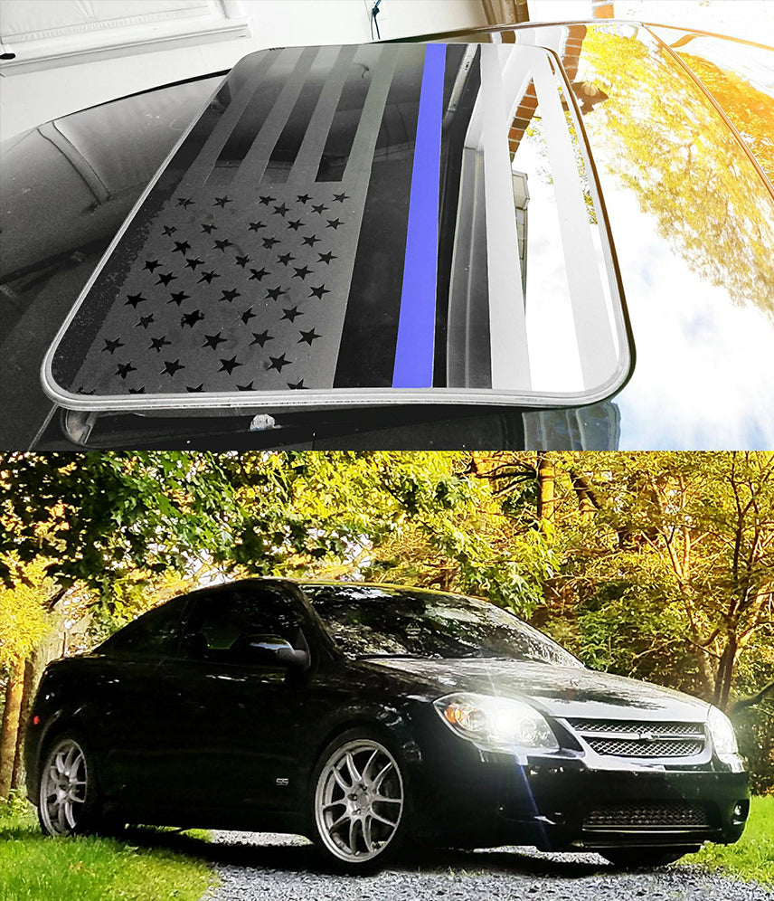 Universal Flag Sunroof Decal