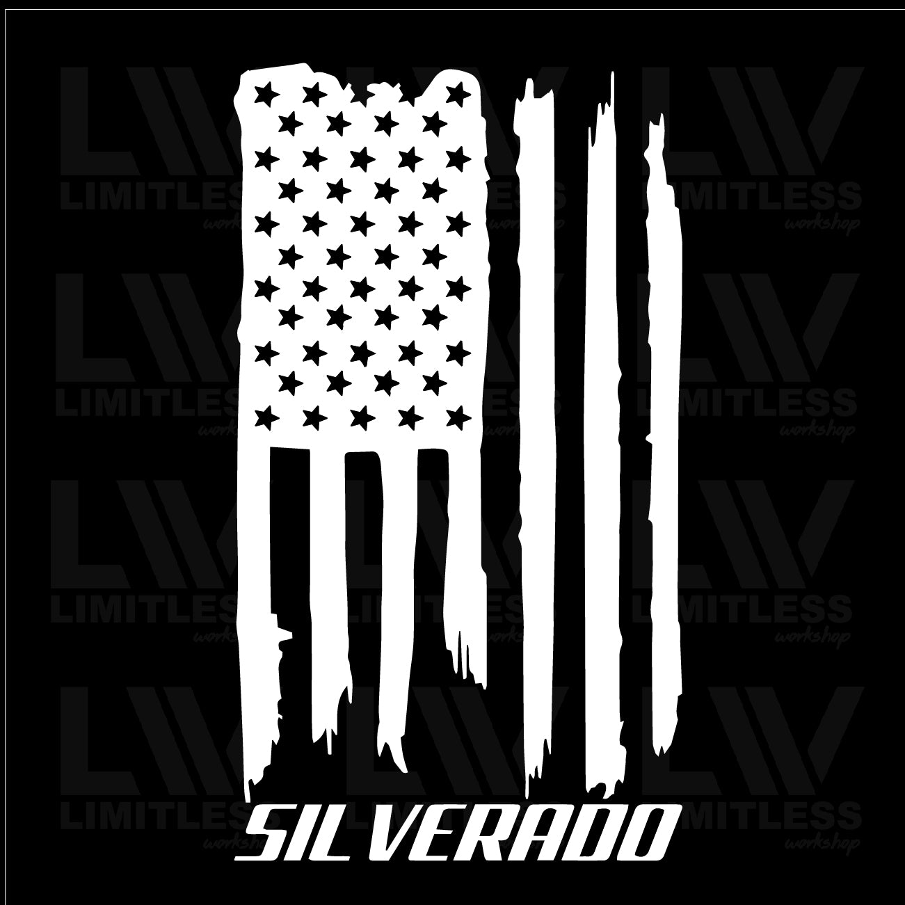 Chevy Silverado Flag