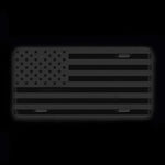 Load image into Gallery viewer, Blackout Flag License Plate
