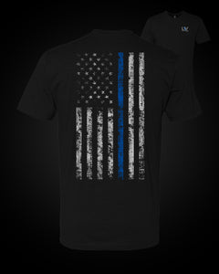 Thin Blue Line Flag T-Shirt