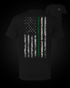 Thin green line shirt cheap