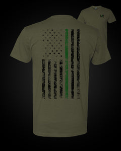 Thin Green Line Flag T-Shirt