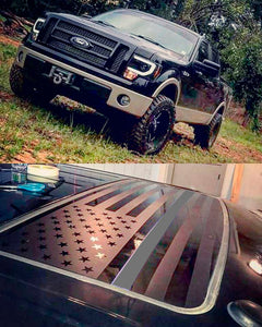 Universal Flag Sunroof Decal